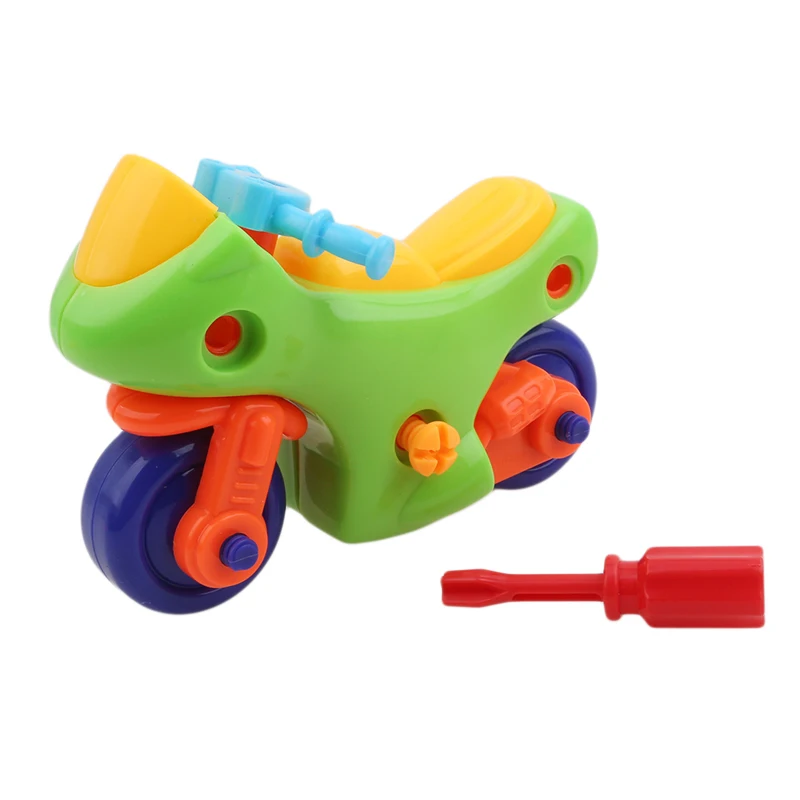 Removable Screw Nut Combination Disassembly Motorcycle Intellectual Development Of children's Educational Toys Random Colors | Игрушки и