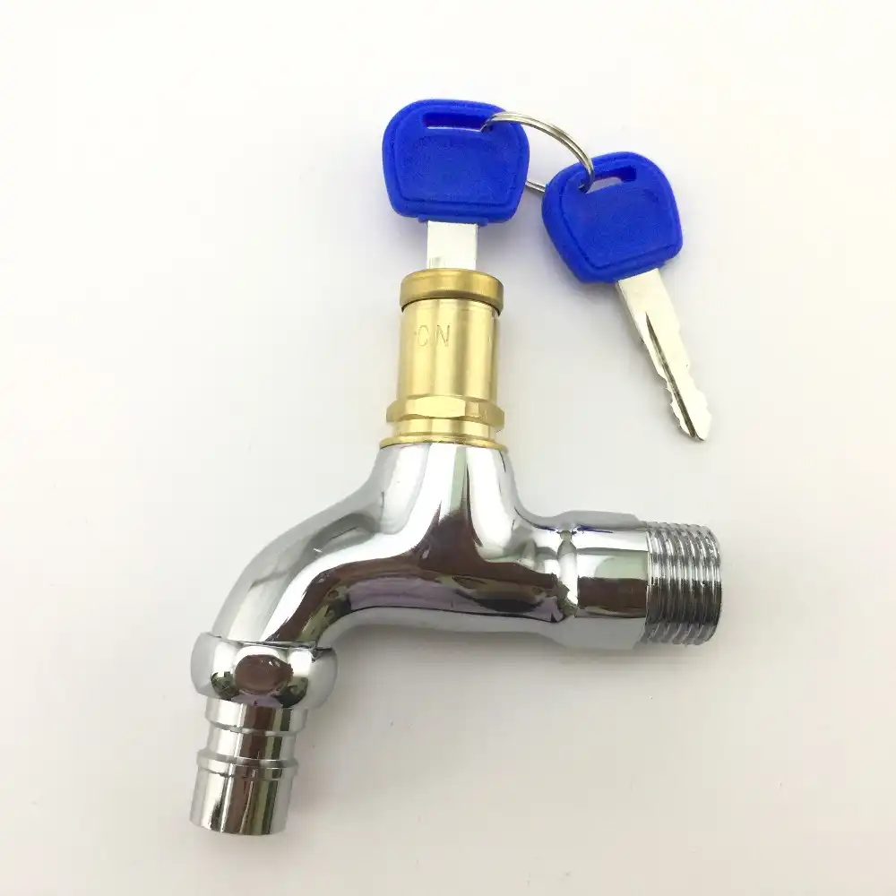Bibcocks High Quality Brass Outdoor Water Tap 1 2 Inch With Lock