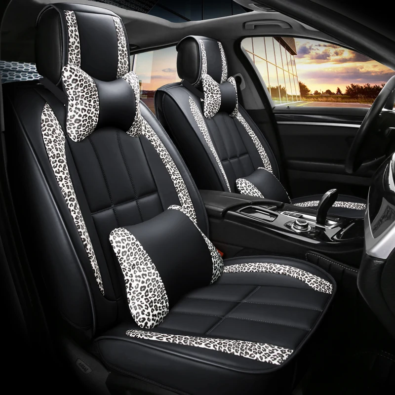 Универсальные чехлы из искусственной кожи для Toyota Corolla Camry Rav4 Auris Prius Yalis Avensis SUV