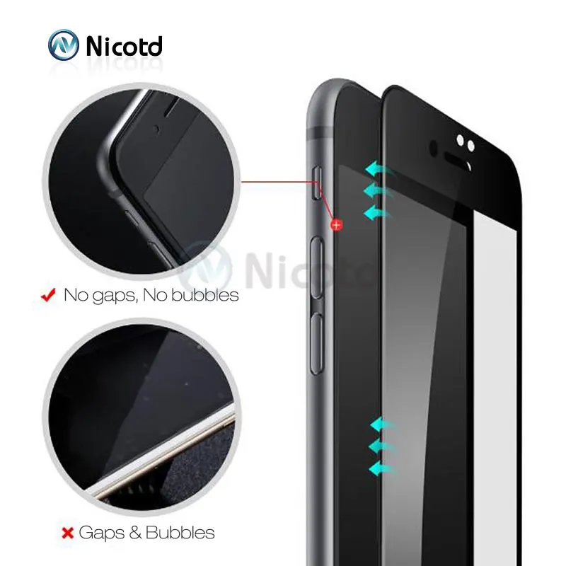 3D Curved Carbon Fiber Soft Edge Tempered Glass For iPhone 8 7 Plus (9)