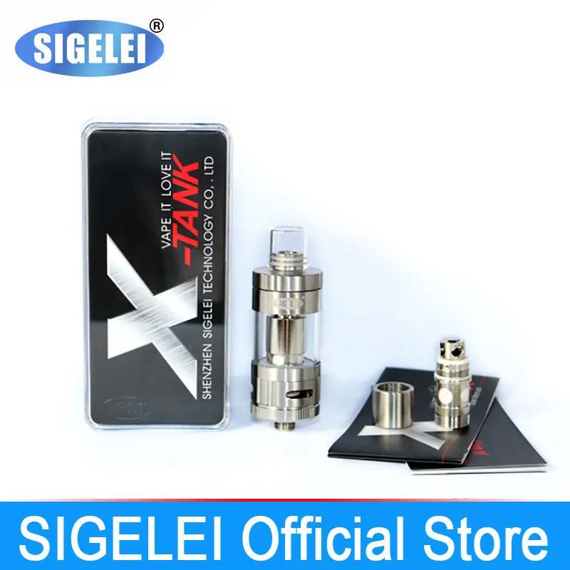 

vape atomizer 100% Original Sigelei temperature control atomizer X- Tank for e electronic cigarette vape atomizer