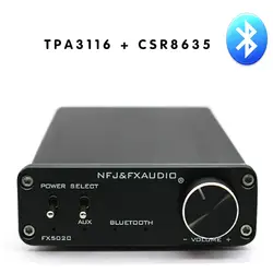 FX502C CSR8635 Bluetooth 4,0 HIFI аудио цифровой Мощность усилитель TPA3116 2,0 канала 50 Вт * 2