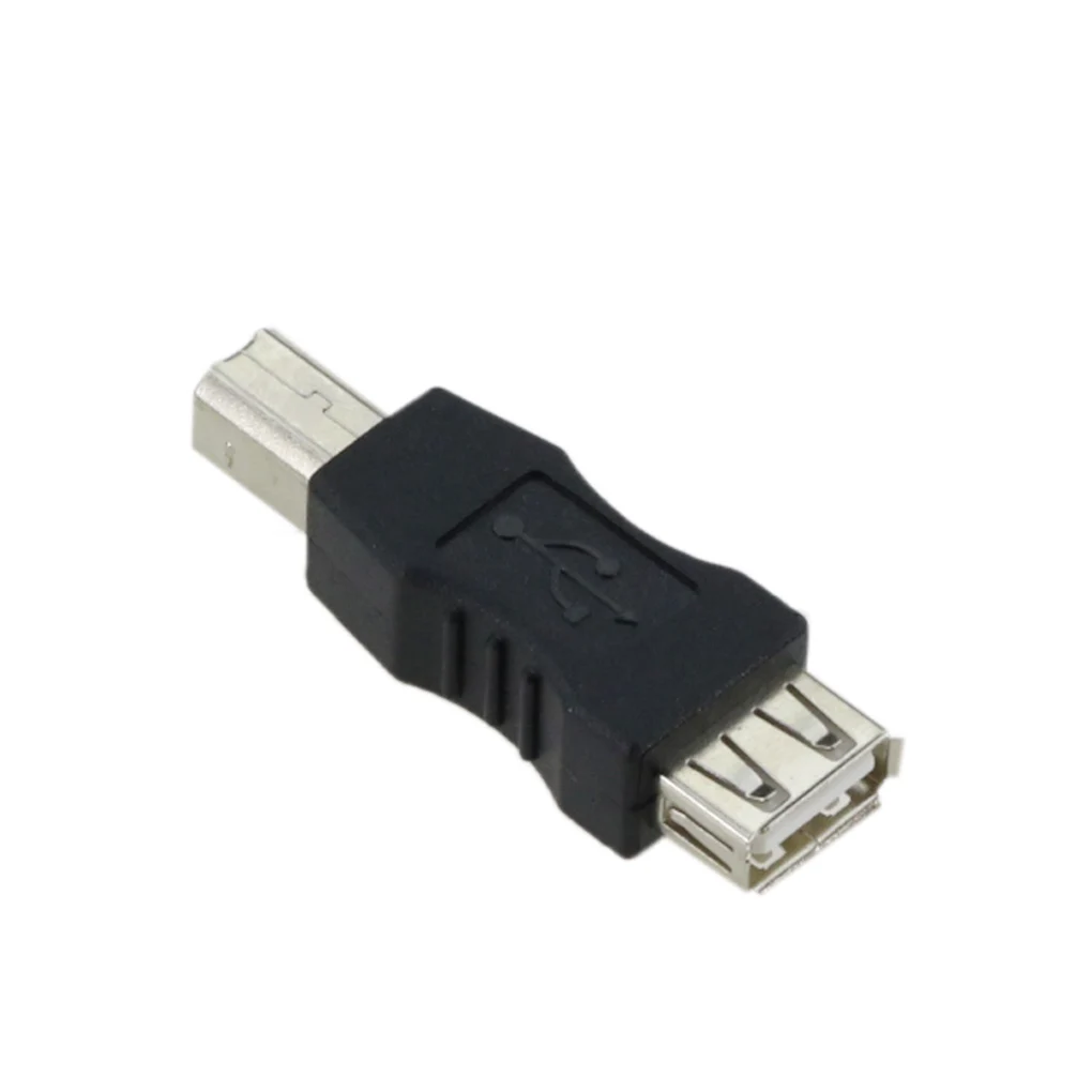 

USB Type 2.0 A Female to USB Type B Print Male Adapter Converter Black