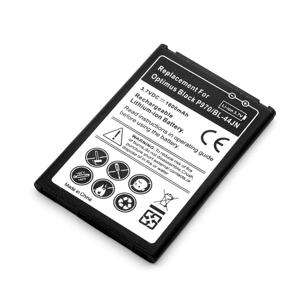 1 шт. BL 44JN 1600 мА/ч высокое качество BL44JN Li Ion Батарея для LG L5 C660 P693 P698 E610 E615 E612 E400