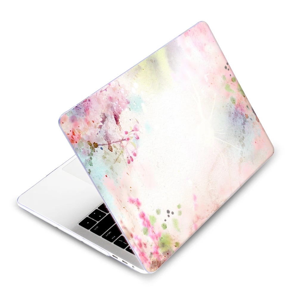 Бабочка Цветочный пластиковый жесткий чехол для Macbook Air Pro retina 11 12 13 15 ноутбука