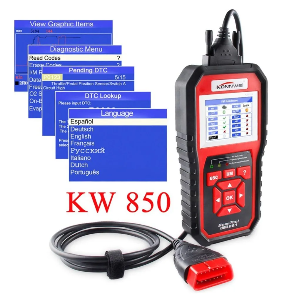 Auto ODBII EOBD Car Engine Fault Code Reader Diagnostic