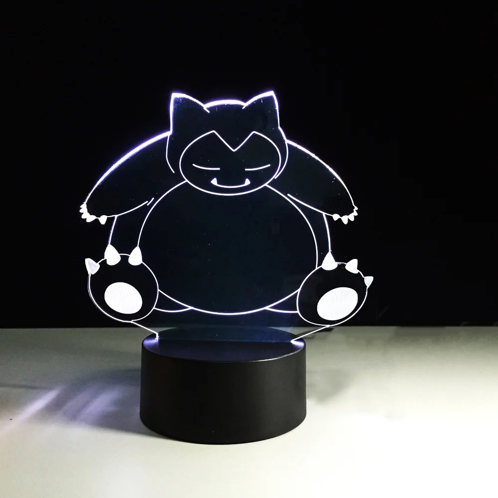 3D LED Фея настольная лампа Домашний Декор 7 цветов изменить мультфильм атмосферу для сна ночник дети Праздничное освещение приспособление подарки