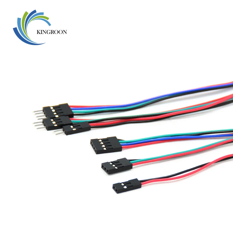 5pcs 2pin 3pin 4pin Male to Female Dupont Cable 70cm 3D Printer Dupont Cable Double-Head Terminal Ju