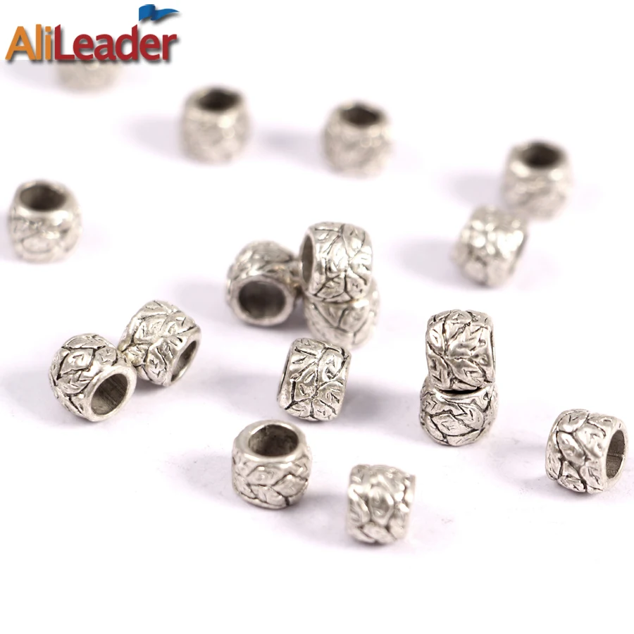 Alileader металлическое кольцо для волос 20 шт. оплетка Dread Dreadlock бусины Asjustable манжеты