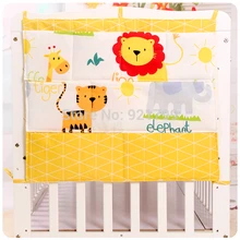 Новая кроватка детская кровать бампер висячая сумка для хранения муслин детская кроватка карманная подвесная сумка для хранения детское постельное белье-бампер наборы 50*60 см