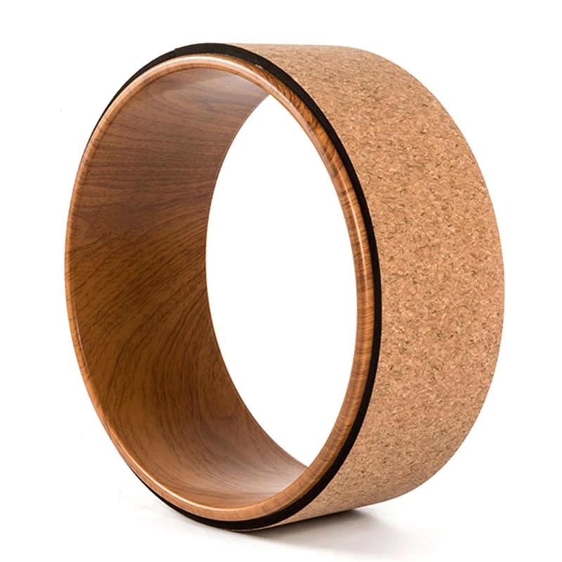 

Wooden Yoga Circles Soft Wood Made Professional Pilates Yoga Wheel for Body Building Abs Workout Gym Home Training Tool