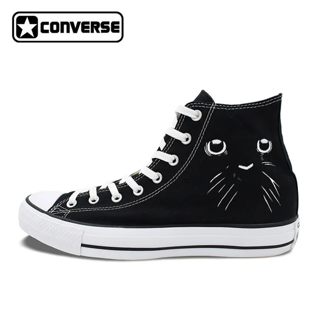 Womens Skateboarding Shoes Canvas Love Black Cats Sport Sneaker Womens Skateboarding Shoes Canvas Love Black Cats Sport Sneaker