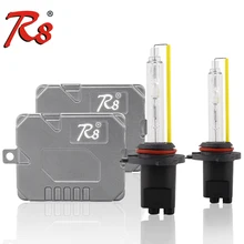 Один комплект R8 автомобиля 55 W 12 V Быстрый старт HID переделка в ксенон комплект тонкий балласт H1 H7 H11 H4 H13 9012 D2H автомобильные ксеноновые лампы 5500 K