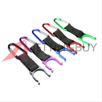 

2Pcs Safety Climbing Water Bottle Holder Clip Buckle Hook Keychain For Camping Hiking Survival Outdoor Travel Tool