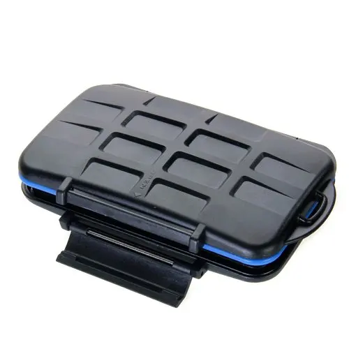 Memory Card Carrying Case Holder Hold Box Storage 4 CF or 8 MSPD 