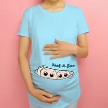 European American Plus Size Women Summer Apparel Cotton Pregnancy font b Maternity b font T shirt