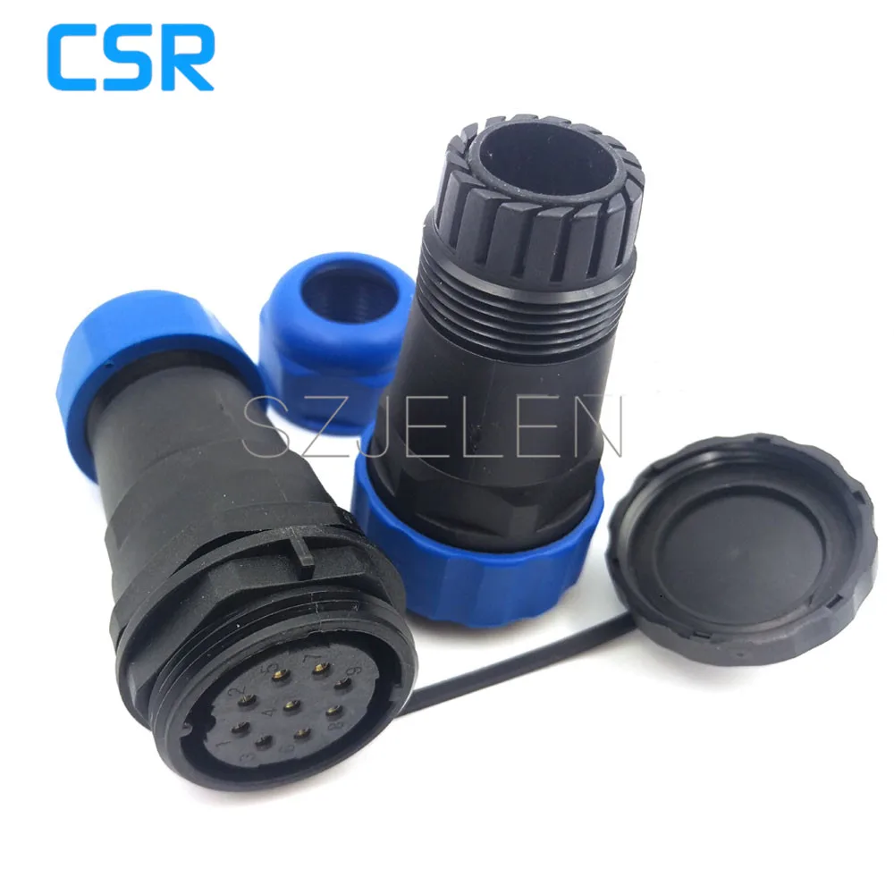 SD28TP ZM 19 контактный линейный водонепроницаемый разъем IP67 светодиодный фонарь