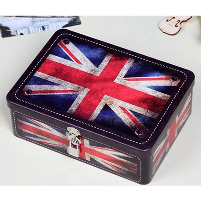 Portable M L Storage Organizer Metal Tin Box,Candy Box Cosmetic Make Up