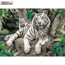Король зверей-Тигр, наборы масляной живописи Diy живопись по номерам современное настенное искусство для картина на стену для дома
