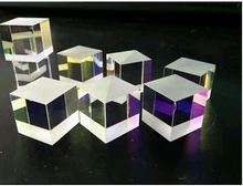 200PCS Defective Optical Glass Prisms Multicolor Cross Dichroic Prism for Party Home Decoration Physics science Teaching
