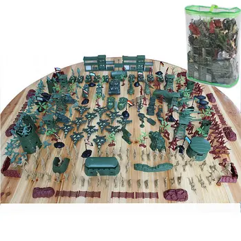 

310Pcs World WarII Military Plastic Soldier Army Men Figures & Accessories Playset Soldier Model Sandbox Game Model Toy For Kids