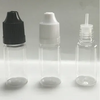 

1000 pcs 10ML PET Empty E Liquid Bottle Safe Tips LDPE For E Cig Vapor Vape Liquid 10ML Needle Dropper Bottles