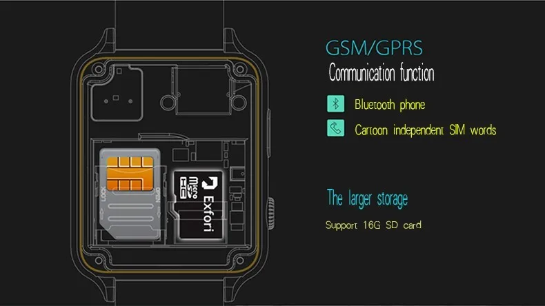 GT88 Bluetooth Smartwatch телефон наручные Смарт часы монитор сердечного ритма поддержка TF sim-карты для apple IOS Android OS