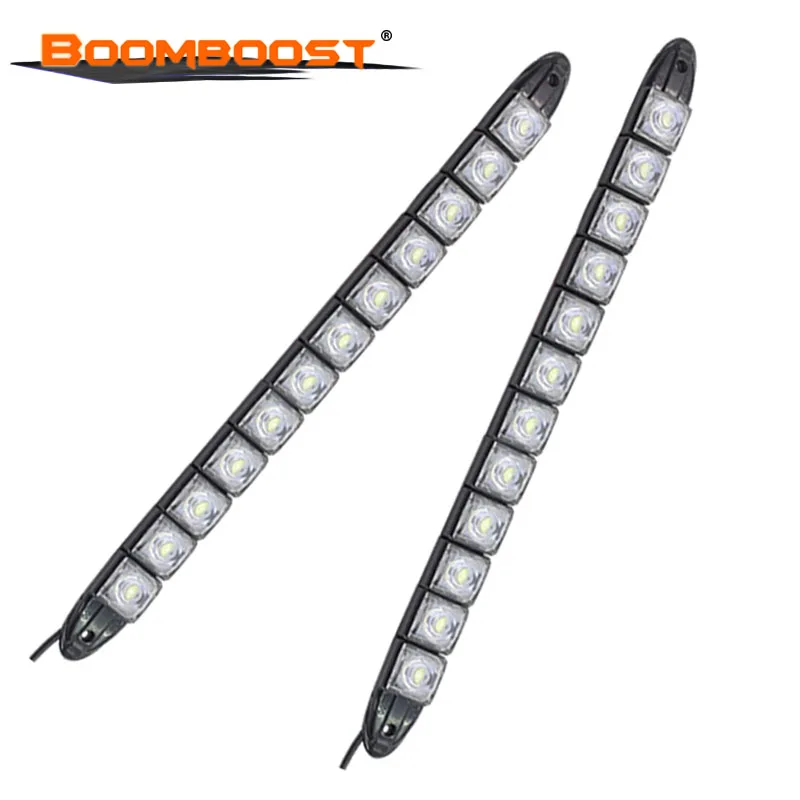 

wholesale 2x 24W Waterproof Flexible Car Auto Running Driving Fog Lamp 12V LED Bulb Soft Strip Light