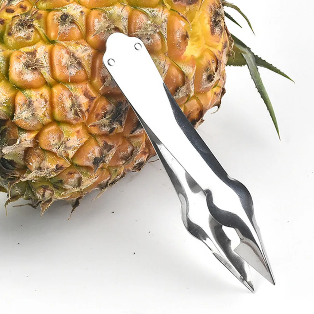 

Pineapple Peeler Creative Stainless Steel Seed Remover Cutting Clip Pineapples Eye Cutter Kitchen Fruit Tools High Quality