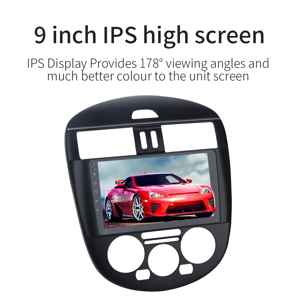 Discount Dasaita 9" Car Multimedia Android 9.0 for Nissan Tiida Radio 2011 2012 2013 2014 Bluetooth Car Navi Radio 1024*600 MP3 Player 2
