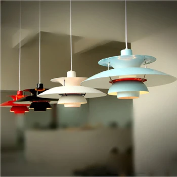 

Aluminum Pendant Ceiling Chandelier Restaurant Bar Living Room Bedroom Reading Studying Led Plug-in Hanging Light Fixture