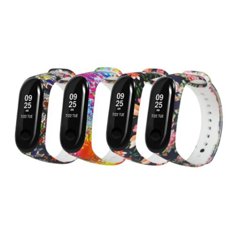 Цветной браслет mi band 3 Pulsera Correa mi Band 3 ремешок на запястье для Xiao mi Band умный браслет на запястье спортивные часы силиконовый ремешок на запястье