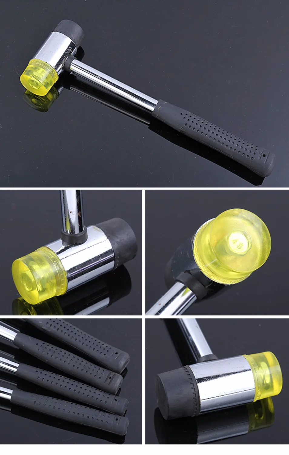 Multifunctional Double Face Rubber Hammer Household Hand Tools Domestic Mini Hammers