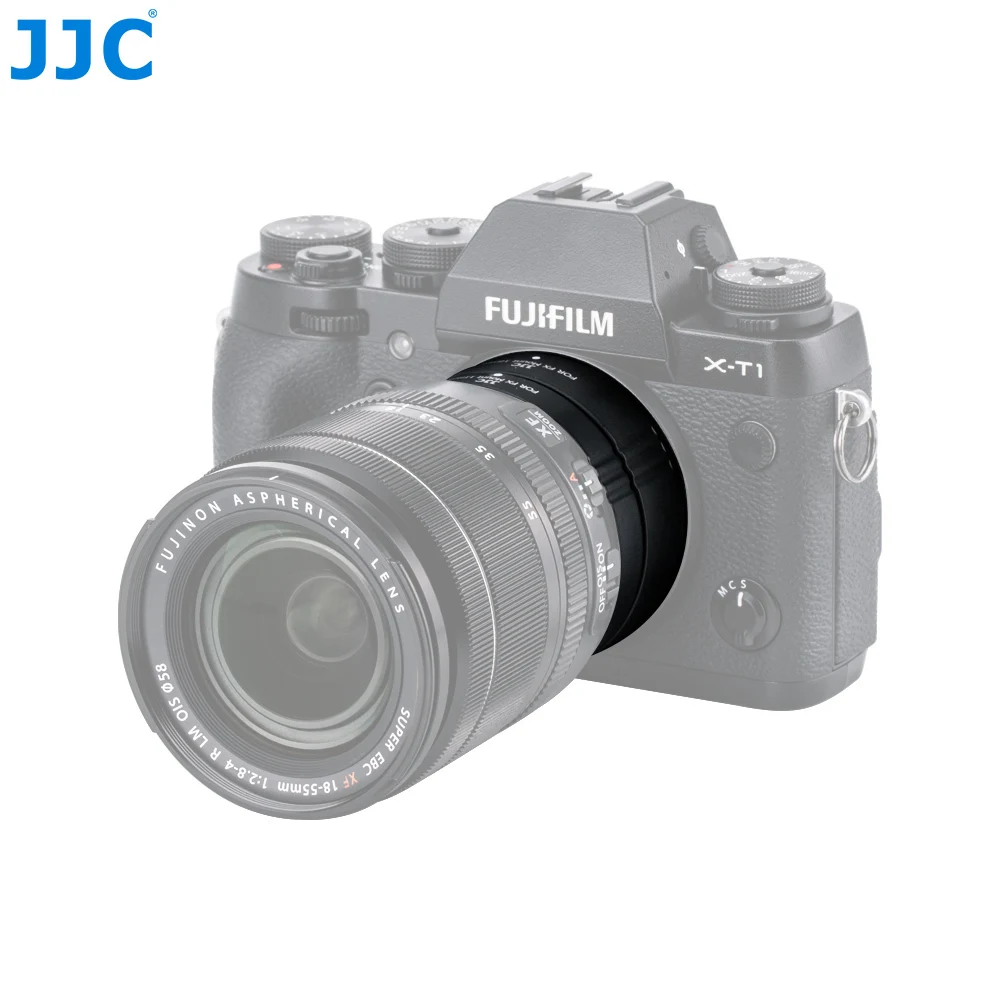 JJC металлическое кольцо-адаптер с автофокусом для Fujifilm X крепление для Nikon f-крепление для Canon EF/EF-S M4/3 E автоматическое удлинение объектива