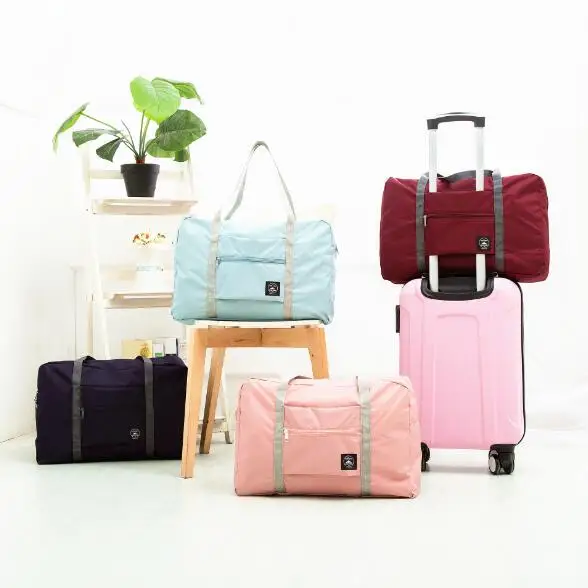 

Large-capacity travel folding traveling bags, pull rods, luggage bags, handbags