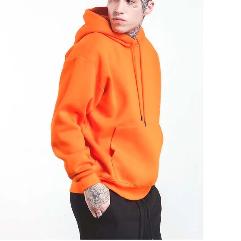 

GOOD Quality 2018 hoodie men sweatshirts OVERSIZE US size hoodie hip hop fashion Black /grey/ khaki Autumn Winter Clothing