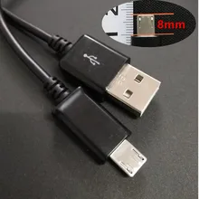 8 мм Длинный разъем Micro Usb головка 1 м быстрое зарядное устройство USB для Xiaomi Redmi 5/Plus/5A/Note 4x Geotel G1 HOMTOM Ht20 Ht50 ZOJI Z6 Z7