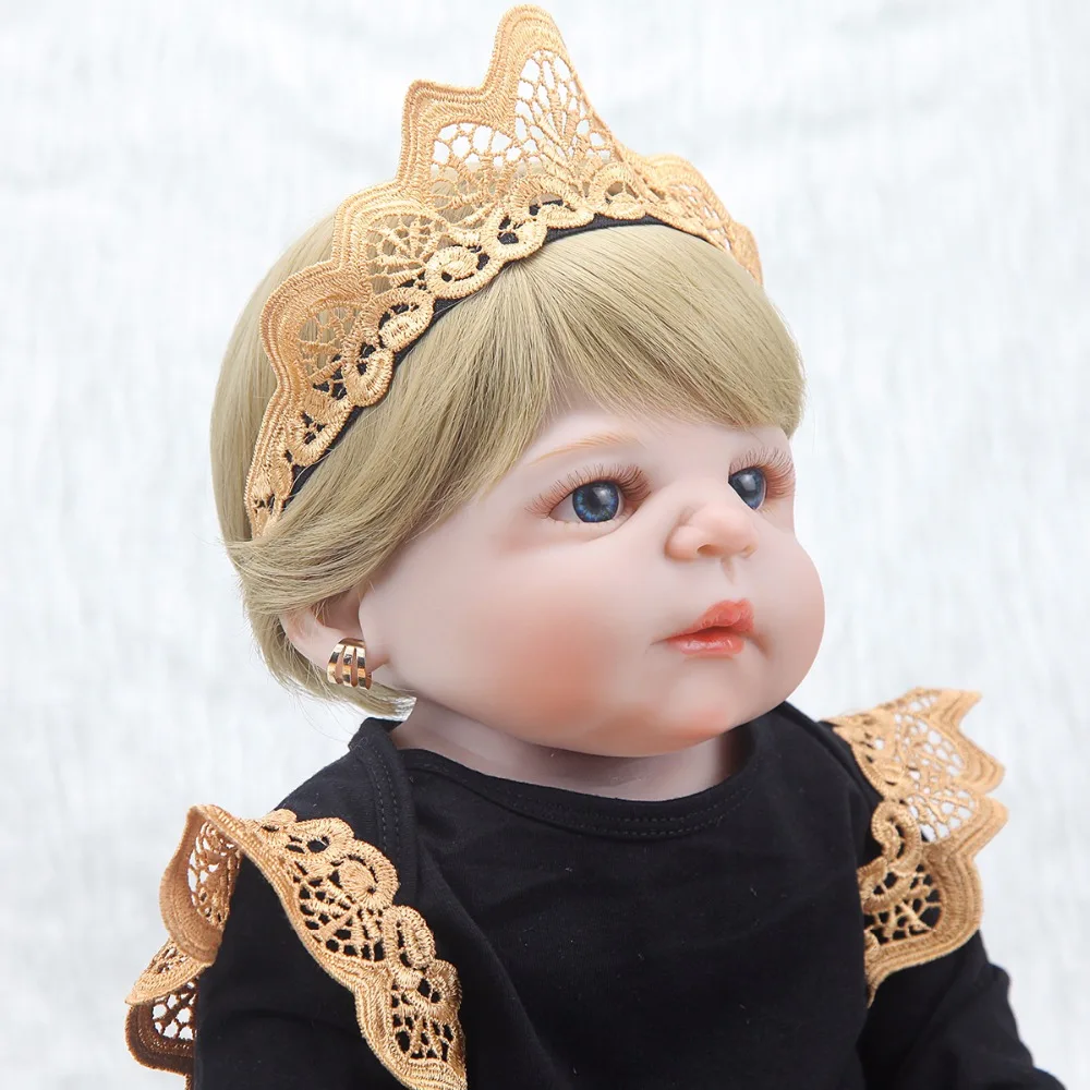 Новинка, 55 см, мягкая силиконовая кукла для новорожденной девочки, подарок на день рождения для ребенка, перед сном, bebe, игрушка Bonecas Reborn