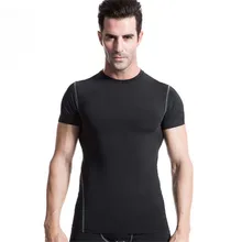 Men Pro Quick Dry Workout Gymming Long Top Tee Sporting Runs Yogaing Compress Fitness Exercise T-shirts Clothing T Shirt 1003