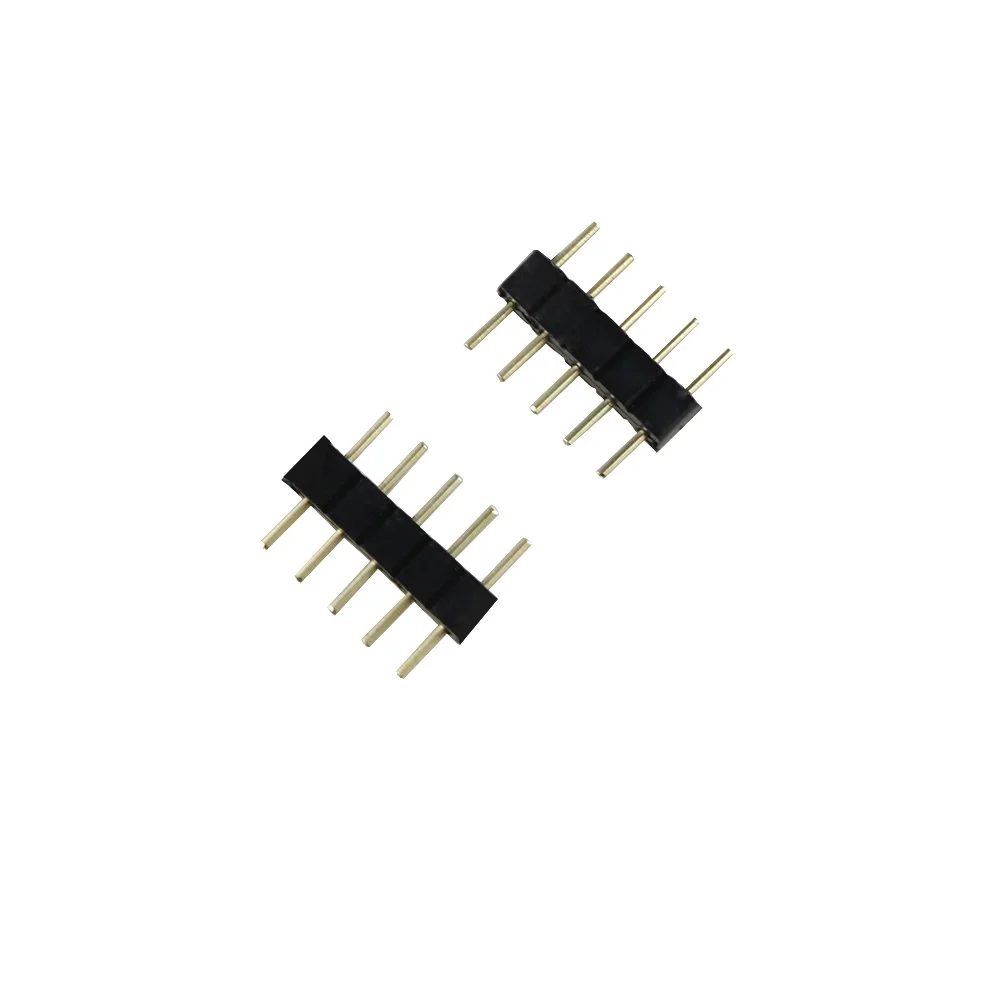 10 шт. 4 контакта RGB /5 контактов коннектор RGBW адаптер игла типа папа двойная для /RGBW