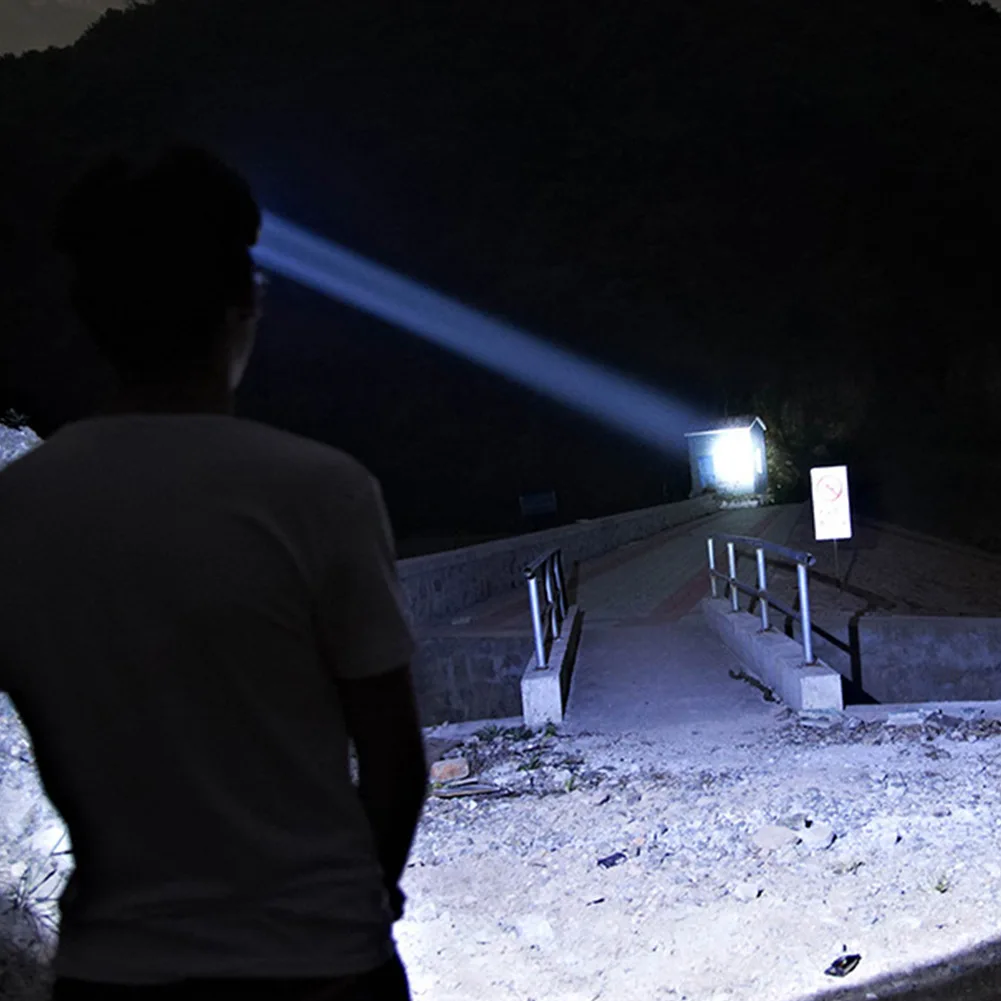 

Super Bright LED Headlamp Rechargeable Headlight 5000 Lumens for Hunting Camping HVR88