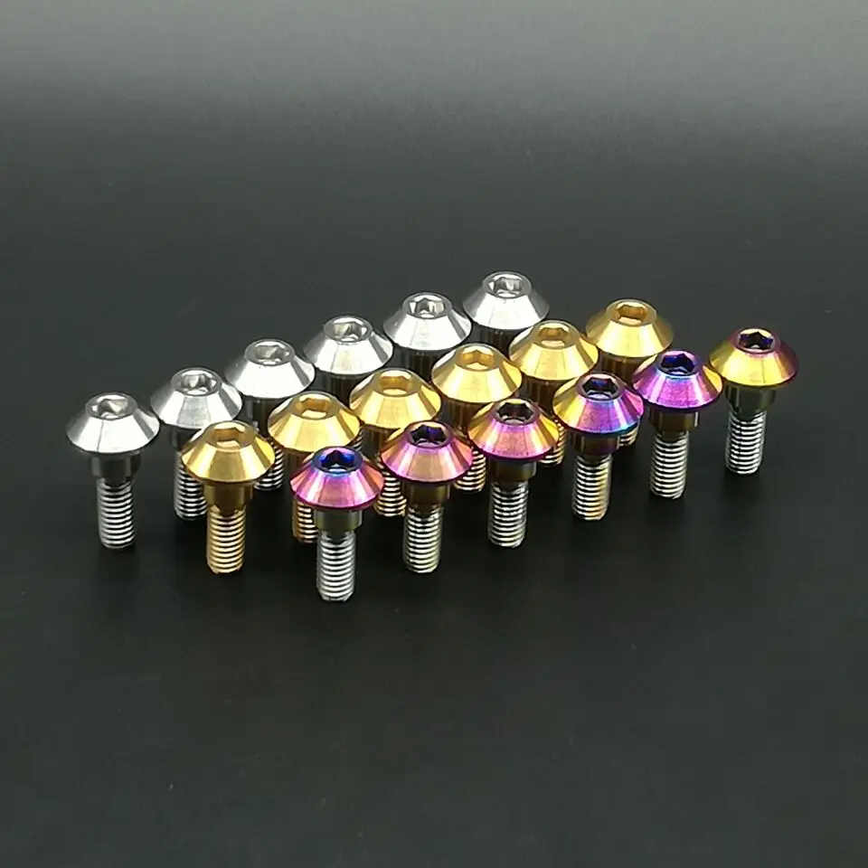 Titanium Ti M6X20mm Motorcycle Brake Rotor Bolts For Suzuki/Yamaha