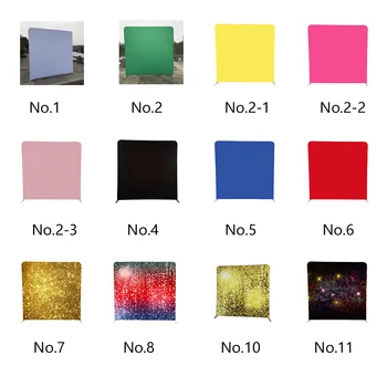 

wholesale 10pcs double sided print pillowcase background (print 20 patterns) with 1 stand with center pole