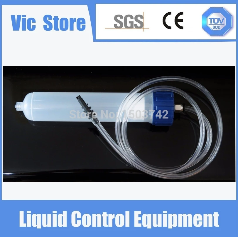 

Free Shipping Glue Dispensing Dispenser 100cc/ml Pneumatic Syringe With Piston & Barrel Adapter Valve EFD Fisnar