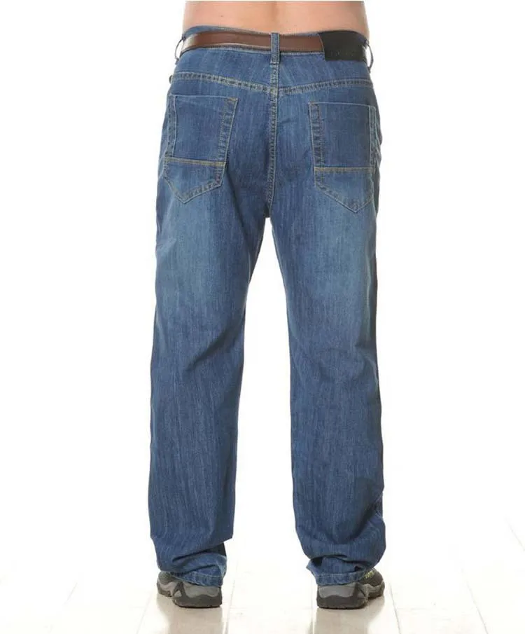 Для Мужчин's Джинсы для женщин эластичные джинсовые штаны Высокая Талия Повседневное черные джинсы-шаровары в стиле хип-хоп штаны