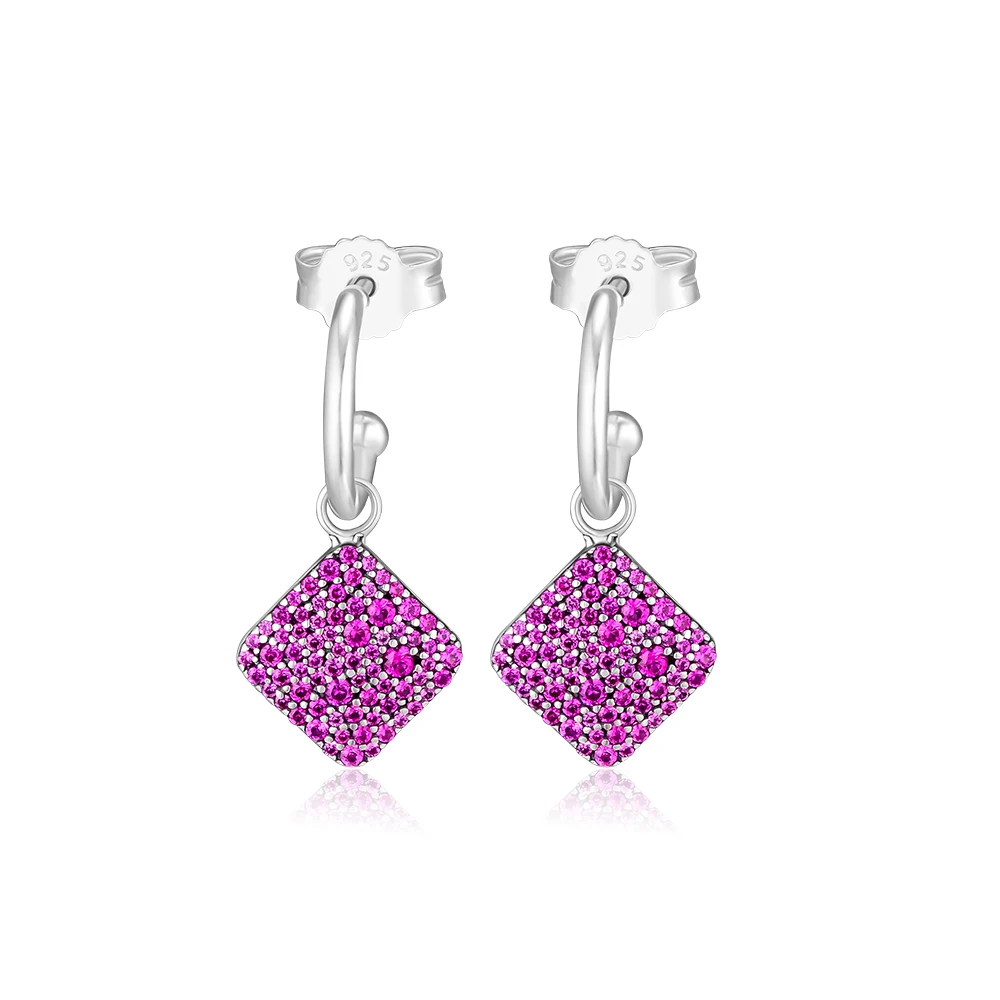 

100% 925 Sterling-Silver-Jewelry Timeless Elegance Earring Free Shipping
