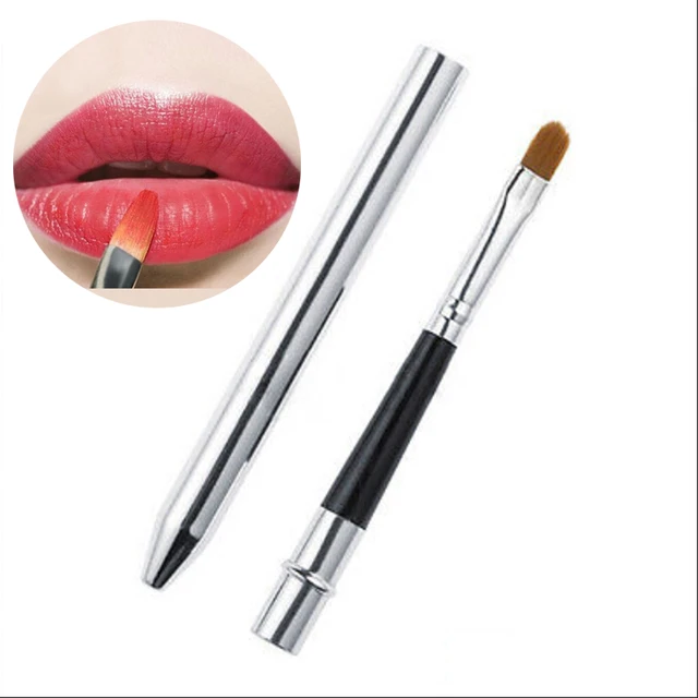 Best Price 1 Pc Portable Retractable Cosmetic Lipstick Gloss Lip Brushes Professional Salon Cosmetic Make Up Tools Home Travel Accessories Best Price 1 Pc Portable Retractable Cosmetic Lipstick Gloss Lip Brushes Professional Salon Cosmetic Make Up Tools Home Travel Accessories