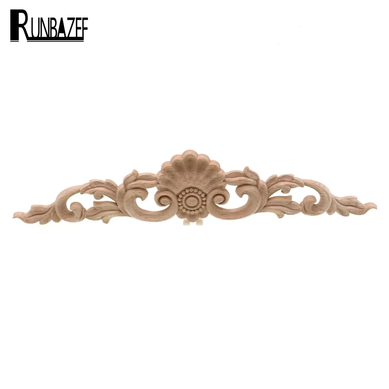 RUNBAZEF الأوروبية الأثاث الزخرفية الخشب نحت الباب الشارات طويلة السرير من الأبيض Peihua أقراص الحلي التماثيل المنمنمات