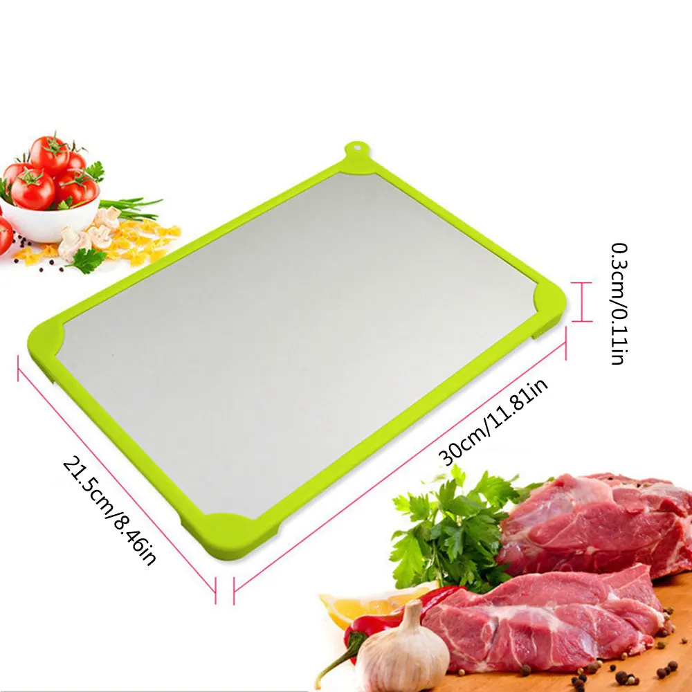 2018 New Arrival Magic Defrosting Tray Plate Defrost Meat Frozen Food Tray Thawing Frozen Meat Defrost Kitchen Tools