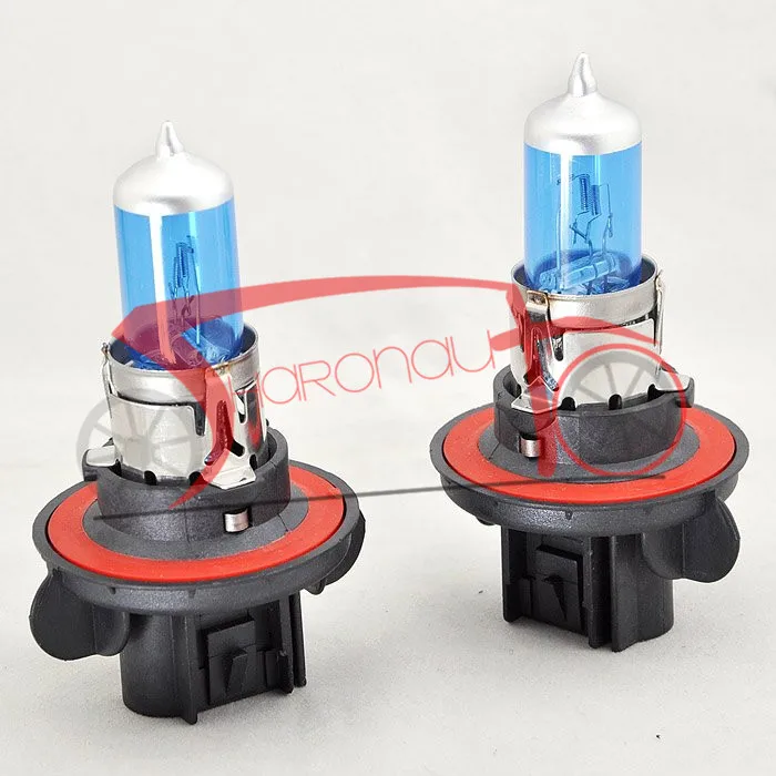 

H13 9008 WHITE XENON HID HEADLIGHT BULBS LOW/HIGH BEAM